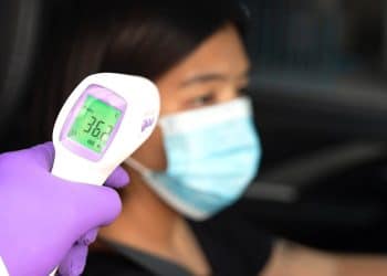 IR thermometer forehead